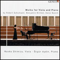 Works For Viola And Piano:Schumann/Britten/Bunch:Shimizu Naoko