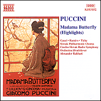 Puccini: Madama Butterfly Highlights / Rahbari, Gauci, et al