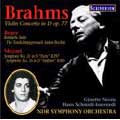 Brahms : Violin Concerto, Mozart : Symphony no 31, etc / Schmidt-Isserstedt, NDR SO, Neveu