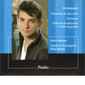 Telemann: Recorder Works; Fantasias, Overture, Concerto for Recorder & Viola da Gamba / Julien Martin(bfl), Josh Cheatham(gamb), Skip Sempe(cemb, cond), Capriccio Stravagante 