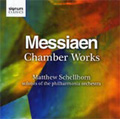 Messiaen: Chamber Works -Fantaisie, Quatuor pour la Fin du Temps, Le Merle Noir, etc / Matthew Schellhorn(p), Philharmonia Orchestra Soloists