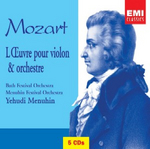 Mozart: L'Oeuvre Pour Violon et Orchestre / Menuhin, et al