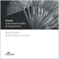 Vivaldi:6 Sonatas for Cello and Harpsichord:Paul Tortelier(vc)/Robert Veyron-Lacroix(p)