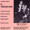 Verdi: Il Trovatore (2/4/1961) / Faust Cleva(cond), Metropolitan Opera Orchestra, Leontyne Price(S), Franco Corelli(T), Irene Dalis(Ms), etc 