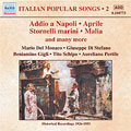 ITALIAN POPULAR SONGS VOL.2 -COTTRAU:ADDIO A NAPOLI/TOSTI :APRILE/ARONA:LA CAMPANA DI SAN GIUSTO/ETC