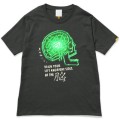 121 クレイジーケンバンド 横山剣 NO MUSIC, NO LIFE. T-shirt (グリーン電力証書付き) Black&Green/XLサイズ