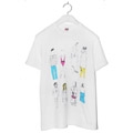 The Ting Tings / Doodle T-shirt White/Kids-Lサイズ