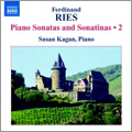 󡦥/Ries Piano Sonatas &Sonatinas Vol.2 / Susan Kagan(p)[8570743]
