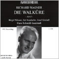 WAGNER:DIE WALKURE ACT-1 (1953):HANS SCHMIDT-ISSERSTEDT(cond)/NDR SYMPHONY ORCHESTRA/BIRGIT NILSSON(S)/ETC