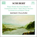 JANDO/KOLLAR/Schubert Piano Works for Four Hands Vol.3[8554513]
