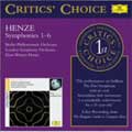 CRITICS' CHOICE:HENZE:SYMPHONIES NO.1-6:HANS WERNER HENZE(cond)/BPO/LPO