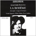 PUCCINI :LA BOHEME (HLT/IN GERMAN):HANNS STEINKOPF(cond)/BERLIN RADIO SYMPHONY ORCHESTRA/PETER ANDERS(T)/ETC PUCCINI :LA BOHEME (HLT/IN GERMAN):HANNS STEINKOPF(cond)/BERLIN RADIO SYMPHONY ORCHESTRA/PETER ANDERS(T)/ETC