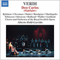 VERDI :DON CARLOS :ALBERTO HOLD-GARRIDO(cond)/ROYAL STOCKHOLM OPERA ORCHESTRA & CHORUS/ETC VERDI :DON CARLOS :ALBERTO HOLD-GARRIDO(cond)/ROYAL STOCKHOLM OPERA ORCHESTRA & CHORUS/ETC