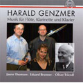 Genzmer: Works for Flute, Clarinet & Piano / Janne Thomsen(fl), Eduard Brunner(cl), Oliver Triendl(p)