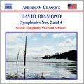 D.Diamond: Symphonies No.2, No.4