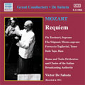 MOZART:REQUIEM IN D MINOR, K. 626:VICTOR DE SABATA(cond)/ROME AND TURIN ORCHESTRAS AND CHOIRS OF THE ITALIAN BROADCASTING AUTHORITY/PIA TASSINARI(S)/EBE STIGNANI(Ms)/FERRUCCIO TAGLIAVINI(T)/ITALO TAJO(Bs)/ETC