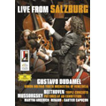 Live from Salzburg - Mussorgsky: Pictures at an Exhibition; Beethoven: Triple Concerto Op.56 / Gustavo Dudamel, Simon Bolivar Youth Orchestra of Venezuela, Renaud Capucon, etc