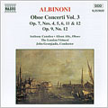 󡦥硼ǥ/Albinoni Oboe Concerti, Volume 3[8553035]
