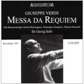 Verdi : Messa da Requiem (11/17/1958), Te Deum (4/1/1956) / Georg Solti(cond), WDR SO & Chorus, etc