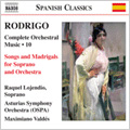 Rodrigo: Complete Orchestral Music Vol.10 -4 Madrigales Amatorios, Cantos de Amor y de Guerra, etc (8/25-28/2003) / Maximiano Valdes(cond), Asturias SO, etc Rodrigo: Complete Orchestral Music Vol.10 -4 Madrigales Amatorios, Cantos de Amor y de Guerra, etc (8/25-28/2003) / Maximiano Valdes(cond), Asturias SO, etc