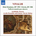 Vivaldi: Dixit Dominus, RV 595; Gloria, RV 588; Nulla in mundo pax sincera Vivaldi: Dixit Dominus, RV 595; Gloria, RV 588; Nulla in mundo pax sincera