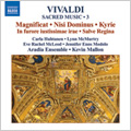 Vivaldi : Sacred Music Vol.3 -Magnificat RV.611, Salve Regina RV.617, Concerto Madrigalesco RV.129, etc (1/9-12/2007) / Kevin Mallon(cond), Aradia Ensemble, Carla Huhtanen(S), Lynne McMurtry(Ms), etc Vivaldi : Sacred Music Vol.3 -Magnificat RV.611, Salve Regina RV.617, Concerto Madrigalesco RV.129, etc (1/9-12/2007) / Kevin Mallon(cond), Aradia Ensemble, Carla Huhtanen(S), Lynne McMurtry(Ms), etc