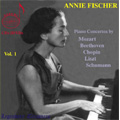 Annie Fischer Vol.1 -Piano Concertos by Mozart, Beethoven, Chopin, Liszt, Schumann, etc  ［2DualDisc(PAL/NTSC)+CD］
