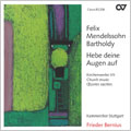 MENDELSSOHN:CHURCH MUSIC VOL.7 -HEBE DEINE AUGEN AUF:F.BERNIUS(cond)/STUTTGART CHAMBER CHOIR
