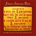 J.S.BACH:SONATA FOR FLUTE & BASSO BWV.1034/BWV.1035/SONATA FOR SOLO FLUTE BWV.1013/ETC :L.BRUNMAYR-TUTZ(fl)/L.U.MORTENSEN(cemb) J.S.BACH:SONATA FOR FLUTE & BASSO BWV.1034/BWV.1035/SONATA FOR SOLO FLUTE BWV.1013/ETC :L.BRUNMAYR-TUTZ(fl)/L.U.MORTENSEN(cemb)