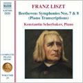 LISZT:COMPLETE PIANO WORKS VOL.23 -BEETHOVEN TRANSCRIPTIONS:SYMPHONY NO.7/NO.8:KONSTANTIN SCHERBAKOV(p)