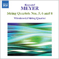 ˥եڻͽ/K.Meyer String Quartets No.5, No.6, No.8 / Wieniawski String Quartet[8570776]