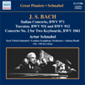 Great Pianists Schnabel - J.S.Bach: Italian Concerto, Toccatas, Concerto for 2 Keyboards BWV 1061 (1936-1950) / Artur Schnabel(p), Adrian Boult(cond), London Symphony Orchestra Great Pianists Schnabel - J.S.Bach: Italian Concerto, Toccatas, Concerto for 2 Keyboards BWV 1061 (1936-1950) / Artur Schnabel(p), Adrian Boult(cond), London Symphony Orchestra