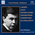 Josef Hofmann -Chopin, Liszt, Mendelssohn, Rachmaninov, etc (1916-23)