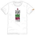 110 cutman-booche×J.A.M. NO MUSIC, NO LIFE. Ladies T-shirt Magenta Green/Mサイズ