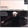 ȥȥˡ/Verdi Messa da Requiem / Arturo Toscanini, NBC Symphony Orchestra, Zinka Milanov, etc[ARPCD0437]