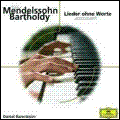 Mendelssohn: Songs Without Words (selection) / Daniel Barenboim(p)