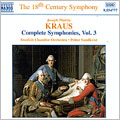 ǥɸ/Kraus Symphonies, Volume 3[8554777]