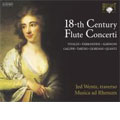 18TH CENTURY FLUTE CONCERTOS:VIVALDI/GALUPPI/ALBINONI/GIORDANI/TARTINI/QUANTZ:JED WENTZ(traverso)/MARION MOONEN(traverso)/MUSICA AD RHENUM
