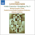 Leyendecker:Violin Concerto/Symphony No.3:Johannes Kalitzke