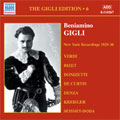 The Gigli Edition Vol.6 - New York Recordings 1929-1930