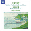 Amici Ensemble/Bruch：8 Pieces Op.83/D'Indy：Trio For Clarinet, Cello & Piano Op.29：Amici Ensemble[8557347]