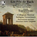 Les Fils de Bach -J.C.Bach, C.P.E.Bach, W.F.Bach (3/2000) / Marek Toporowski(cemb), Didier Talpain(cond), Collegium Musicae Antiquae Varsoviensis Les Fils de Bach -J.C.Bach, C.P.E.Bach, W.F.Bach (3/2000) / Marek Toporowski(cemb), Didier Talpain(cond), Collegium Musicae Antiquae Varsoviensis