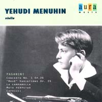 Paganini: Violin Concerto, etc / Yehudi Menuhin, et al