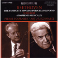 Beethoven: Complete Sonatas for Cello and Piano No.1-5 (1947/1948); Schubert: 6 Moments Musicaux (11/9, 12/1937) / Pierre Fournier(vc), Artur Schnabel(p)