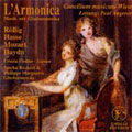 L'ARMONIA:MUSIC WITH GLASS ARMONICA:ROLLIG/HASSE/MOZART/HAYDN:PAUL ANGERER(cond/cemb)/URSULA FIEDLER(S)/SASCHA RECKERT(glass armonia)/PHILIPPE MARGUERRE(glass armonica)/CONCILIUM MUSICUM WIEN