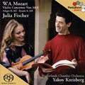 モーツァルト:ヴァイオリン協奏曲集:第3番 K.216/第4番 K.218/ヴァイオリンと管弦楽のためのアダージョ K.261/他 :ユリア･フィッシャー(vn)/ヤコフ･クライツベルク指揮/オランダ室内管弦楽団