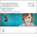 M.Weinberg: Complete Sonatas for Viola Solo; F.Druzhinin: Sonatas for Viola Solo / Julia Rebekka Adler, Jascha Nemtsov
