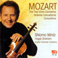 モーツァルト:ヴァイオリン協奏曲集:第1番-第5番/2つのヴァイオリンのためのコンチェルトーネ K.190/協奏交響曲 K.364:シュロモ・ミンツ(vn/va/cond)/ハガイ・シャハム(vn)/ECO