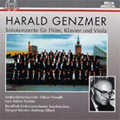 Genzmer:Solokonzerte fur Flote,Klavier & Vioila:Andrea Lieberknecht(fl)/Oliver Triendl(p)/Lars Anders Tomter(va)/etc Genzmer:Solokonzerte fur Flote,Klavier & Vioila:Andrea Lieberknecht(fl)/Oliver Triendl(p)/Lars Anders Tomter(va)/etc