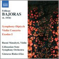 F.Bajoras: Symphony-Diptych, Violin Concerto, Exodus No.1 / Gintaras Rinkevicius, Lithuanian State SO, Rusne Mataityte